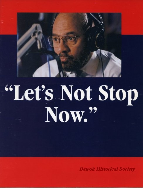Election flyer picturing Dennis Archer