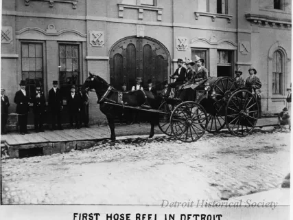 Print, Photographic - First Hose Reel in Detroit