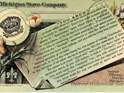 Postcard - The Michigan Stove Company