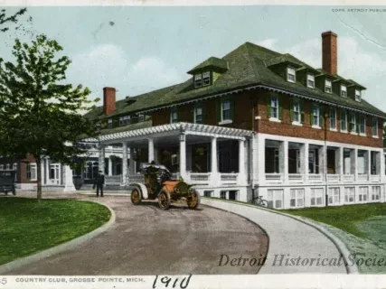 Postcard - Country Club, Grosse Pointe, Mich.