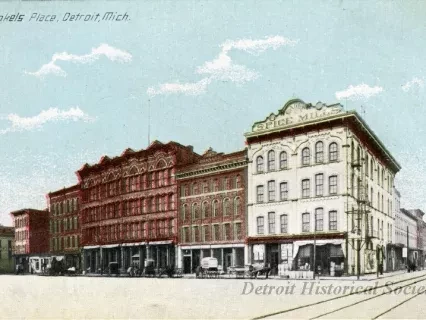 Postcard - Old Henkels Place, Detroit, Mich.