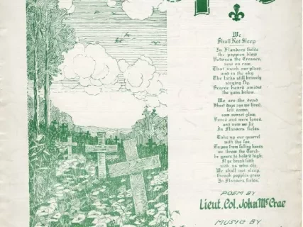 Music, Sheet - In Flanders Fields