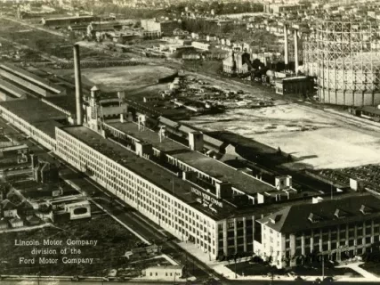 Postcard - Lincoln Motor Company, division of the Ford Motor Company