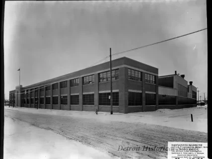Negative, Film - Manufacturing Building for Ex-Cell-O Corporation, Detroit, Michigan
