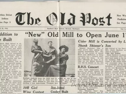 Newspaper - The Old Post, Vol. 1, No. 1
