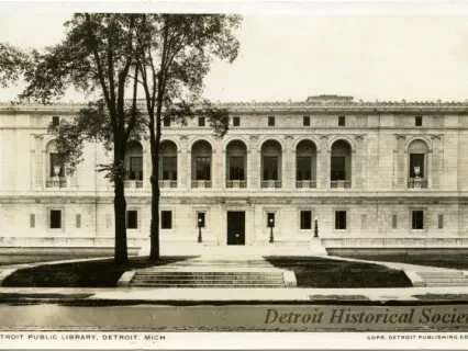 Postcard - Detroit Public Library, Detroit, Mich. - Detroit Public Library