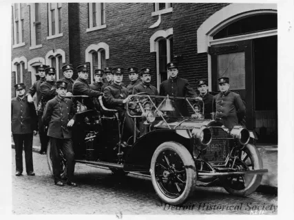 Print, Photographic - Detroit Fire Department Engine Company No. 30