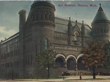 Postcard - Art Museum, Detroit, Mich. - Art Museum, Detroit, Mich.