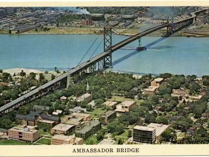 Postcard - Ambassador Bridge - Ambassador Bridge