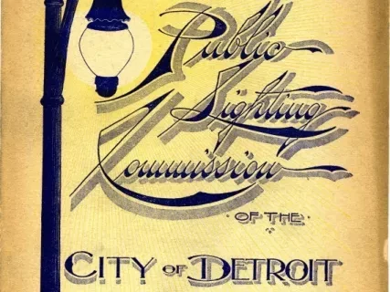 Booklet - Fourth Annual Report of the Public Lighting Commission of the City of Detroit, Michigan