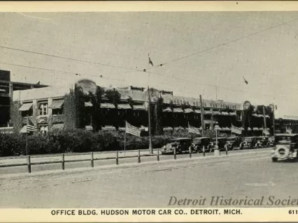 Postcard - Office Bldg. Hudson Motor Car Co., Detroit, Mich.
