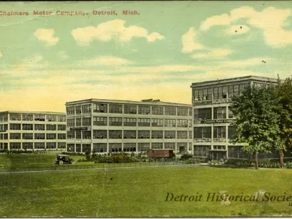 Postcard - Chalmers Motor Company, Detroit, Mich.