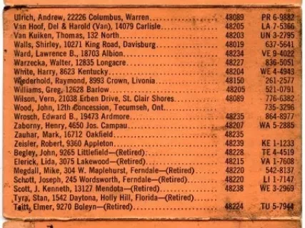 Directory, Telephone - Personnel Directory
Arnold-Powers, Inc.