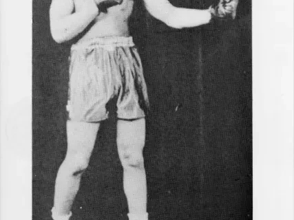 Postcard - Joe Louis, Detroit, "He Touched Me" Pioneer