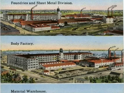 Postcard - Cadillac Motor Co., Detroit, Mich.