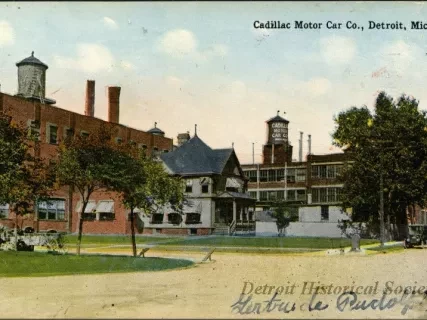 Postcard - Cadillac Motor Co., Detroit, Mich.