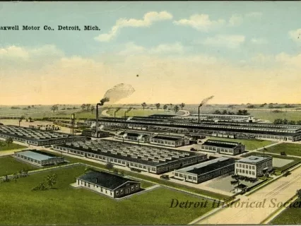 Postcard - Maxwell Motor Co., Detroit, Mich.