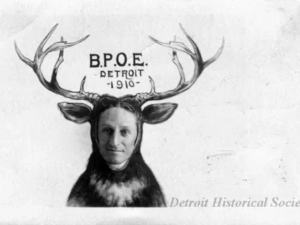 Postcard - B.P.O.E. Detroit 1910