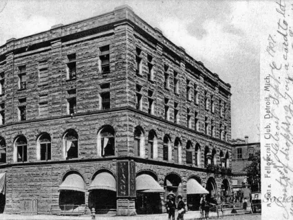 Postcard - Fellowcraft Club, Detroit, Mich.