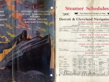 Booklet - Steamer Schedules 1917