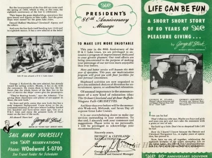 Brochure - Life Can Be Fun, A Short Short Story of 80 Years of D&C Pleasure Giving...