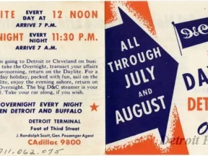 Brochure - D&C Presents the New Gay Daylite Cruise