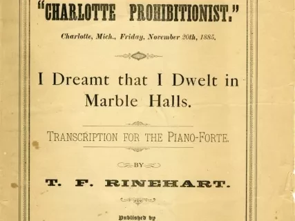 Music, Sheet - I Dreamt that I Dwelt in Marble Halls