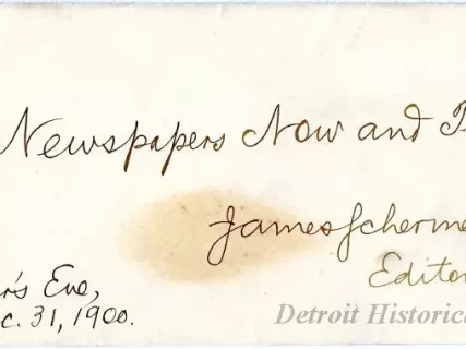 Envelope - Newspapers Now and Then