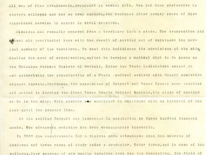 Letter - Medical Reminiscences of the Nineteenth Century