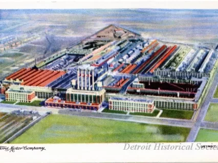 Postcard - Ford Motor Company, Detroit, Mich. - Ford Motor Company