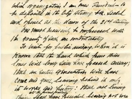 Letter - The Chamber of Commerce