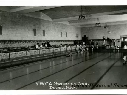 Postcard - Y.W.C.A. Swimming Pool, Detroit, Mich. - Y.W.C.A. Swimming Pool, Detroit, Mich.