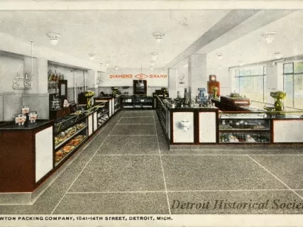 Postcard - Newton Packing Company, 1041-14th Street, Detroit, Mich.