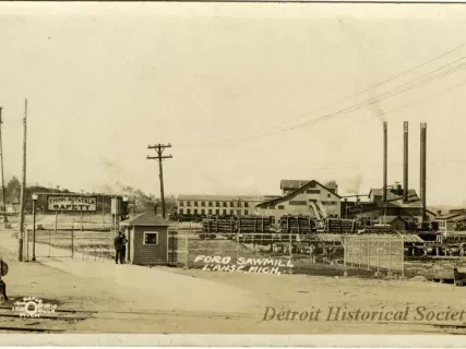 Postcard - Ford Sawmill, L'Anse, Mich.