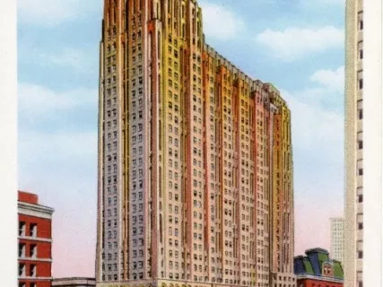 Postcard - Union Trust Company, Detroit, Mich.