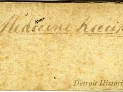 Receipt - Medicine Receipts