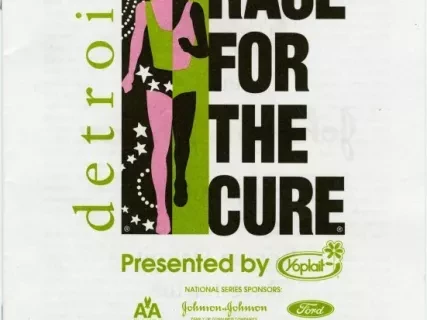Booklet - '04 Susan G. Komen Breast Cancer Foundation Detroit Race for the Cure, Race Information