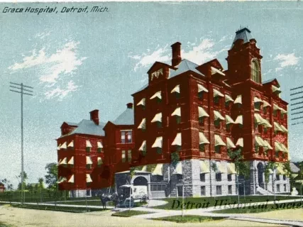 Postcard - Grace Hospital, Detroit, Mich. - Grace Hospital, Detroit, Mich.