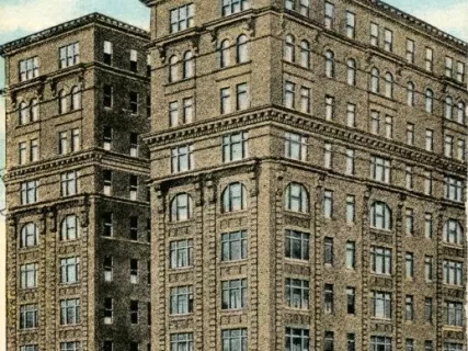 Postcard - Hotel Charlevoix, Detroit - Hotel Charlevoix, Detroit