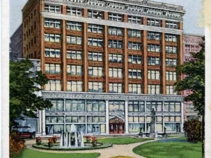 Postcard - The New Farwell Building, Detroit Mich.
At the Head of Griswold Street