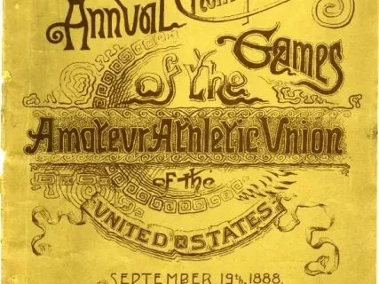 Program - First Annual Championship Games of the Amateur Athletic Union of the United States