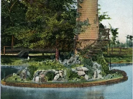 Postcard - Light House, Palmer Park, Detroit, Mich.