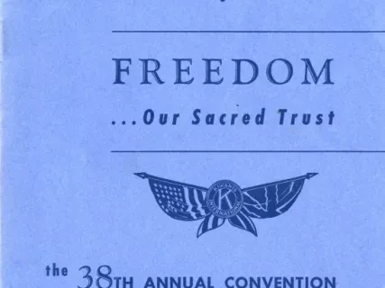 Booklet - The Message of the President, Freedom... Our Sacred Trust