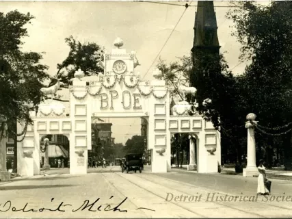 Postcard - Detroit Mich - Elk's National Convention