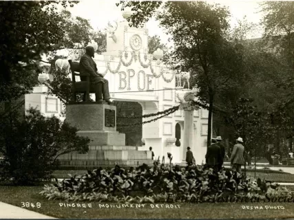 Postcard - Pingree Monument Detroit - Pingree Monument Detroit