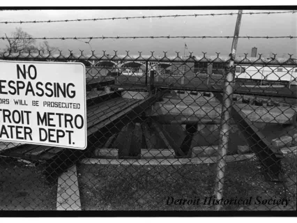 Print, Photographic - Detroit Water Pumping Station, Belle Isle