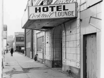 Print, Photographic - Palm Wood, Woodward Ave