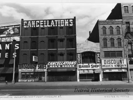 Print, Photographic - Commercial Buildings - Front View - Randolph St.