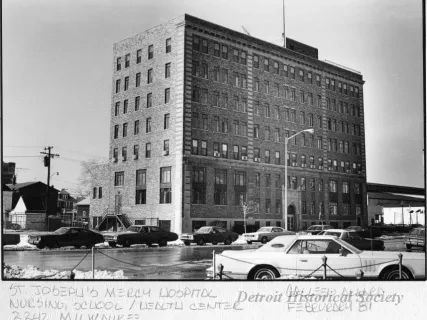Print, Photographic - St. Joseph's Mercy Hospital Nursing School / Health Center; 2242 Milwaukee