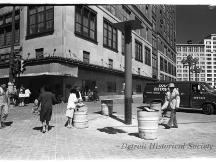 Print, Photographic - Northeast Corner of Woodward and Gratiot